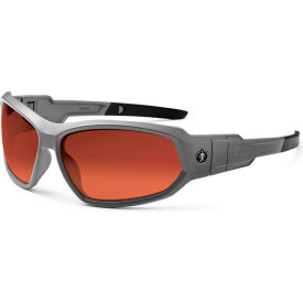 56121 Safety Glasses, Gray Frame/Copper Lens