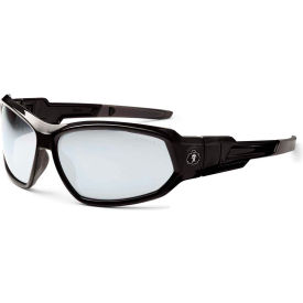 56083 Skullerz Loki Safety Glasses, Goggles Black Frame/In/Outdoor Lens