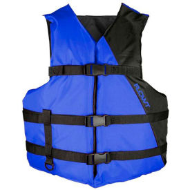 Multi Purpose Life Vest, Blue, Universal Adult 4 Pack In Blue Bag