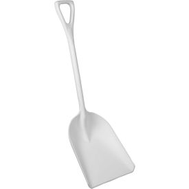 One-Piece Shovel with 14" Blade, White