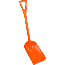 One-Piece Shovel with 10" Blade, Orange