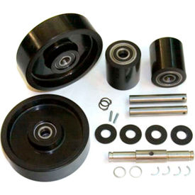 Complete Wheel Kit for Manual Pallet Jack - Fits Dayton Model # 2ZE57