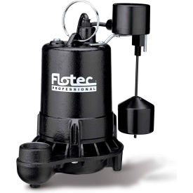 3/4 HP Submersible Cast Iron Sump Pump, Vertical Switch