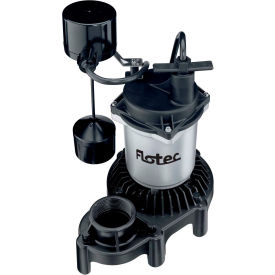 Submersible Thermoplastic Sump Pump 1/3 HP, Vertical Switch
