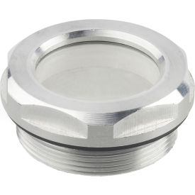 Aluminum Fluid Level Sight w/ ESG Glass - G 1" Pipe Thread