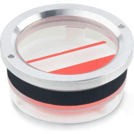 Aluminum Press Fit Fluid Level Sight Glass with Indicator - Fits 20mm Bore