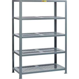 5 Shelf, Perforated Welded Steel Shelving, 36"W x 24"D x 72"H