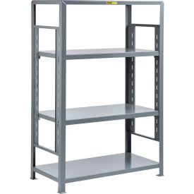 4 Shelf, Heavy-Duty Adjustable Steel Shelving, 60"W x 24"D x 72"H