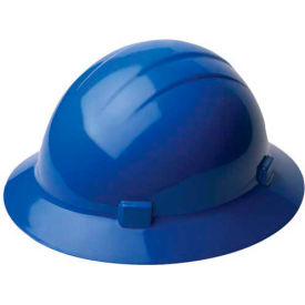 Americana 360 Full Brim Hard Hat, 4-Point Mega Ratchet Suspension, Blue