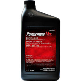 Synthetic Blend Non Detergent Air Compressor Oil, 1-Quart
