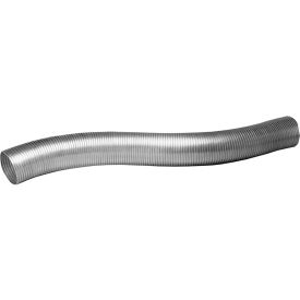 Nordfab Rigid Flex Steel Hose, 5" Dia, Galvanized Steel