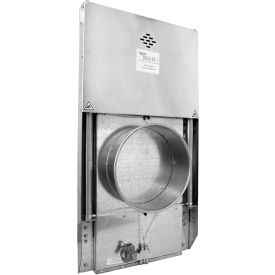 QF Auto Blast Gate, 6" Diameter, Galvanized Steel