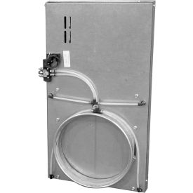 QF SD Auto Blast Gate, 10" Dia, Galvanized Steel