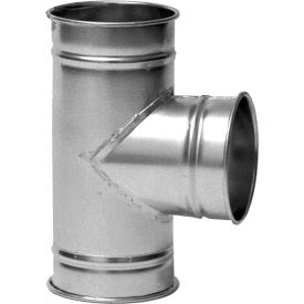 T-Branch 6" Dia, Galvanized Steel