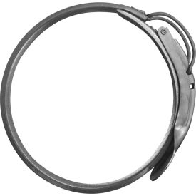 QF Clamp With Pin, 16" Dia, Galvanized Steel