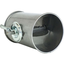 12" Dia, Galvanized Steel Butterfly Valve