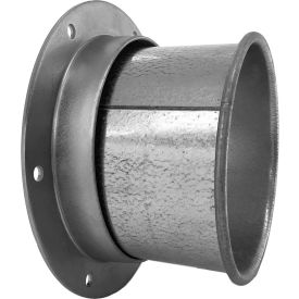 Angle Flange Adapter, 9" Dia, Galvanized Steel