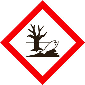 GHS "Environment" Pictogram Placard, 10-3/4" x 10-3/4" - 100/Pkg
