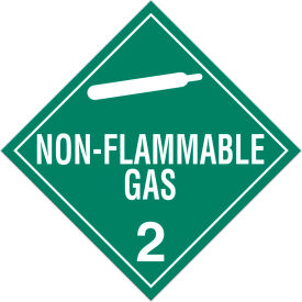 TA220TB Class 2.2 Non-Flammable Gas Tagboard Placard - 100/Pkg