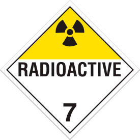 Class 7 Radioactive Rigid Plastic Placard
