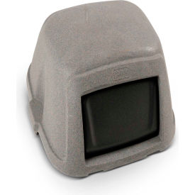 Dome Lid With Swing Door, Fits SSC35, Greystone