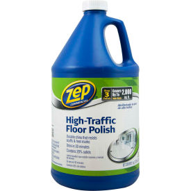 High-Traffic Floor Polish, Gallon Bottle, 4 Bottles