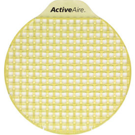 Activeaire Low-Splash Deodorizer Urinal Screens, Citrus, 12 Screens Per Case