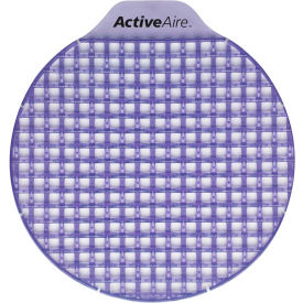 Activeaire Low-Splash Deodorizer Urinal Screens, Lavender, 12 Screens Per Case