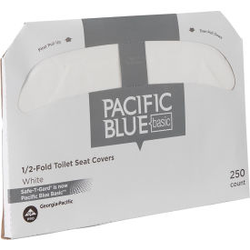 1/2-Fold Toilet Seat Cover, White, 5,000 Covers Per Case