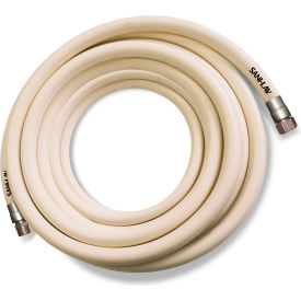 Wash Down Hose, 3/4" MGHT Swivel x FGHT, Stainless Steel, White - 100'