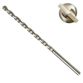 Rotary Percussion-Straight Shank-Drill Bit, 3/4 X 8 X 12 Masonry, 1/2 Shank