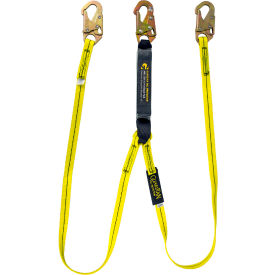 Guardian 6' Double Leg Shock Lanyard Snap Hook