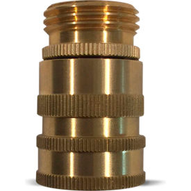 Brass Quick Disconnect Hose Adapter, 3/4 MGHT x 3/4 FGHT