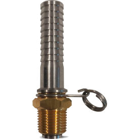 Swivel Hose Adapter, Brass, 1/2 MNPT x 5/8 Hose Barb
