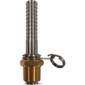 Swivel Hose Adapter, Brass, 1/2 NPT x 1/2 Hose Barb