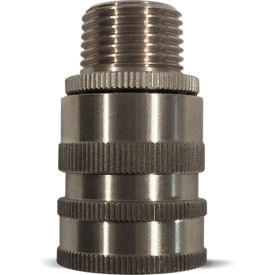 N18S Quick Disconnect Hose Adapter, Stainless Steel, 1/2 MNPT x 3/4 FGHT