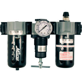 Filter/Regulator/Lubricator Poly. Bowl w/Metal Guard 1/2" NPT 150 PSI40 Micron