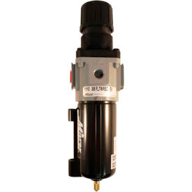 Piggyback Filter/Regulator Metal Bowl 3/8" NPT 200 PSI 40 Micron
