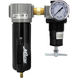 1108 Deluxe Filter/Regulator Metal Bowl 1/2" NPT 250 PSI 40 Micron