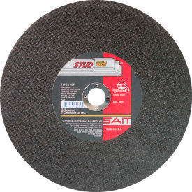 Cut Off Wheel Type 1 Stud King 14" x 3/32" x 1" Aluminum Oxide