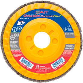 Ovation Attacker Flap Disc T27 5"x 7/8" 60 Grit Ceramic
