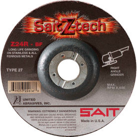 Depressed Center Wheel 7"x 1/4" x 7/8" 24 Grit Zirconium
