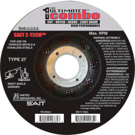 Depressed Center Wheel T27 Z-TECH 4-1/2"x .095" x 7/8" Zirconium