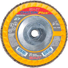 72307 Ovation Flap Disc T27 5-1/2"x 5/8-11" 36 Grit Zirconium