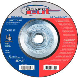 Depressed Center Wheel T1 Ultimate Cut 4-1/2"x .045" x 5/8-11" Blended