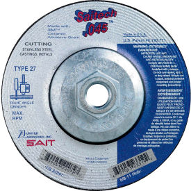 Depressed Center Wheel T1 4-1/2"x .045" x 5/8-11" Ceramic Alum. Oxide