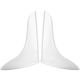 Bath Tub Splash Guard, 9 in. x 10-3/4 in., Plastic, White
