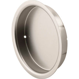 Closet Door Finger Pull, 2-Inch, Satin Nickel,(Pack of 2)