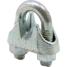 Garage Door Cable Clamps, 5/16 Galvanized, Pack of 2