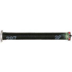 Garage Door Torsion Spring, .207 in. x 2 in. x 20 in., Orange, Left Hand Wind
